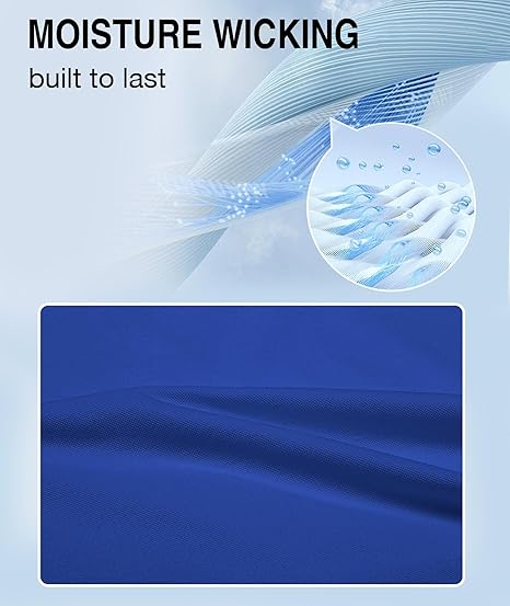 ZITY Men's Moisture Wicking Slim Fit Golf Polo Shirt-CEMPO01637