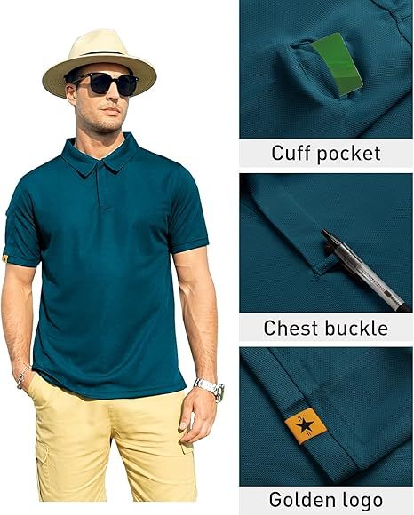 ZITY Men's Sports Golf S-5XL Polo Shirt-ZPK007196