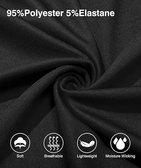 ZITY Men's Quarter Zip Slim Fit Polo Shirt-ZPK008403