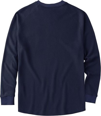 ZITY Men's Long Sleeve Casual Waffle Thermal Henley Shirt-CUMLS03493