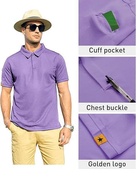 ZITY Men's Sports Golf S-5XL Polo Shirt-ZPK007196