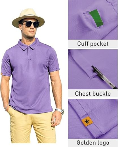ZITY Men's Sports Golf S-5XL Polo Shirt-ZPK007196