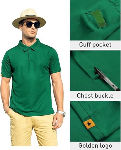 ZITY Men's Sports Golf S-5XL Polo Shirt-ZPK007196