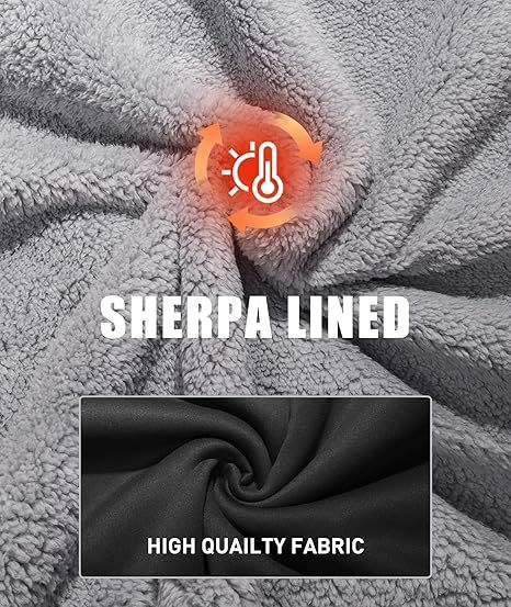 ZITY Men's Full Zip Up Contrast Color Fleece Hoodie-zity1712