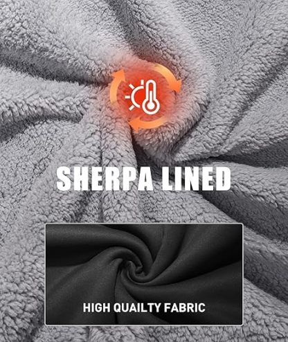 ZITY Men's Full Zip Up Contrast Color Fleece Hoodie-zity1712