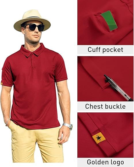 ZITY Men's Sports Golf S-5XL Polo Shirt-ZPK007196