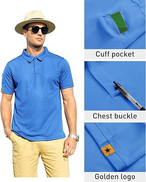ZITY Men's Sports Golf S-5XL Polo Shirt-ZPK007196
