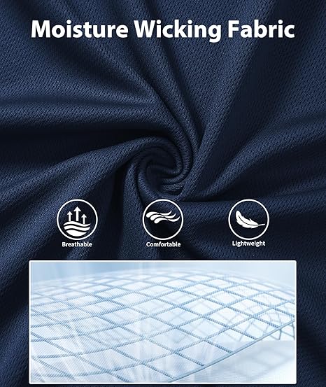 ZITY Men's Button Up Slim Fit Golf Polo Shirt-CUMPO05193