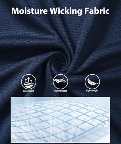 ZITY Men's Button Up Slim Fit Golf Polo Shirt-CUMPO05193