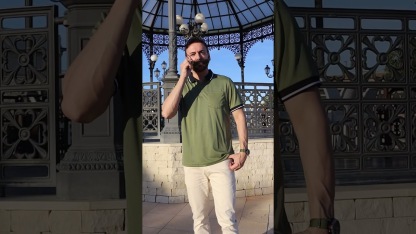 ZITY Men's Contrast Collar Slim Fit Polo Shirt-CUMPO05144