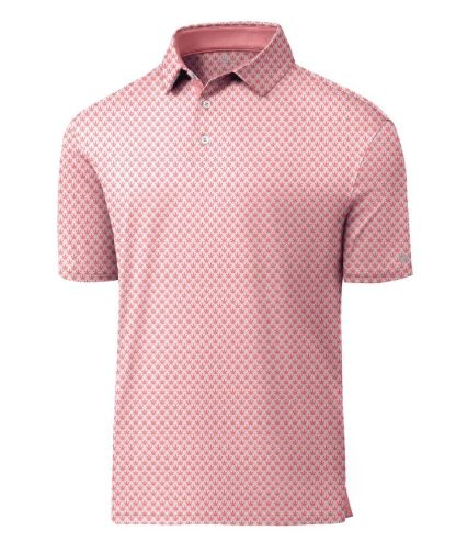 ZITY Men's Button Up Slim Fit Printed Polo Shirt-CUMPO05189
