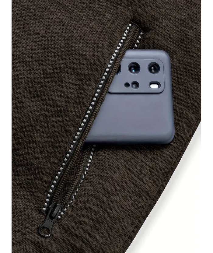 ZITY Men's Warm Fleece Solid Color Casual Zip Up Hoodie-ZPK005323 | Zitysports