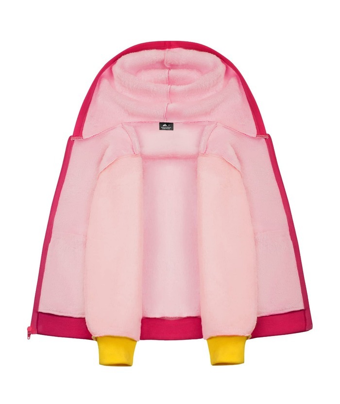 ZITY Kid's Hooded Flannel Sherpa Fleece Lined Shirt Jackets-ZPK005690 | Zitysports