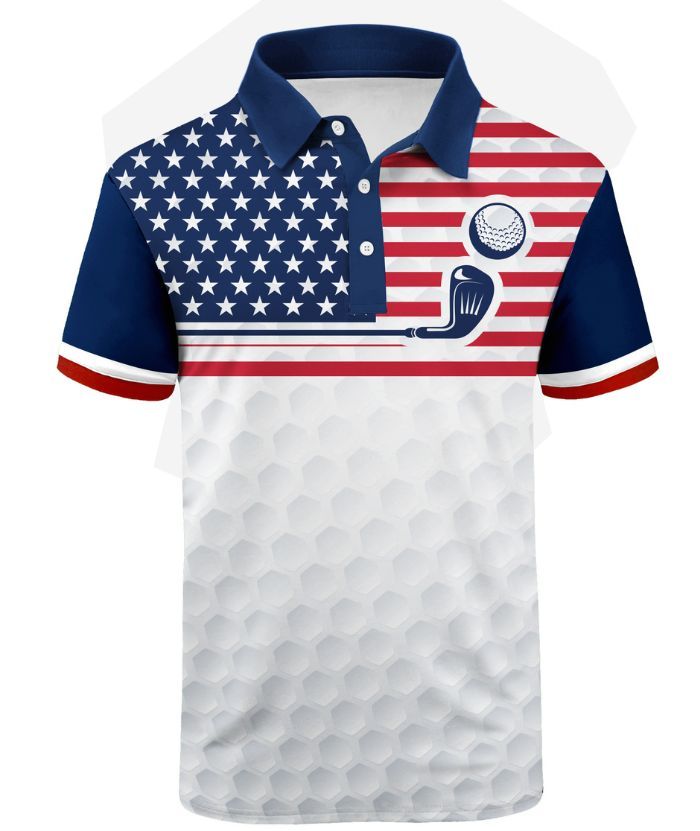Mens Button Up Golf Polo T Shirt | Zitysports
