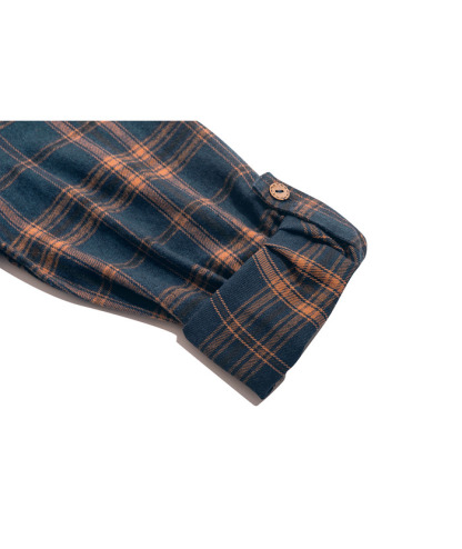 ZITY Men's Long Sleeve Casual Button Down Plaid Flannel Shirt-ZPK005339 | Zitysports