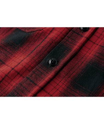 ZITY Men's Color Block Pattern Long Sleeve Casual Plaid Flannel Shirt-ZPK006185 | Zitysports