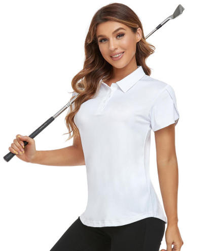 ZITY Women's Quick Dry Slim Fit Golf Polo Shirt-CFWTX00031