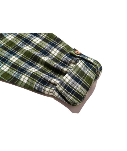 ZITY Men's Long Sleeve Casual Button Down Plaid Flannel Shirt-ZPK005339 | Zitysports