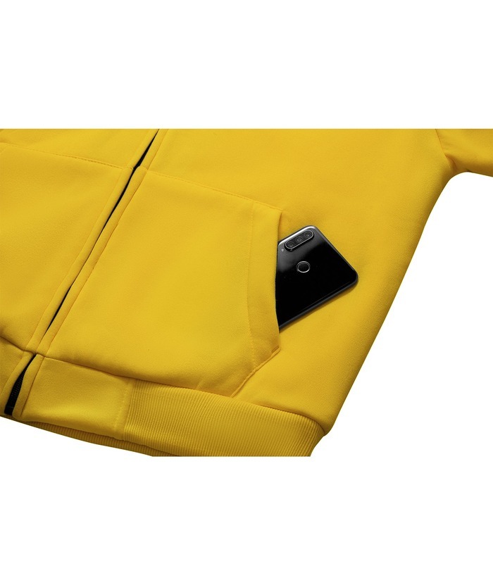 ZITY Men's Solid Hooded Jacket Thick Fleece Hoodie For Fall Winter-ZPK007270 | Zitysports