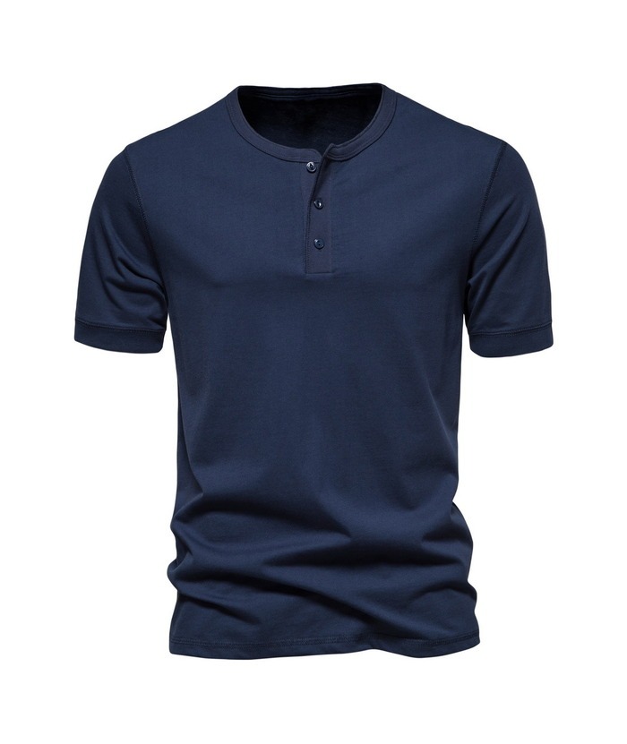 ZITY Men's Cotton Henley Shirt-ZPK010507  | Zitysports