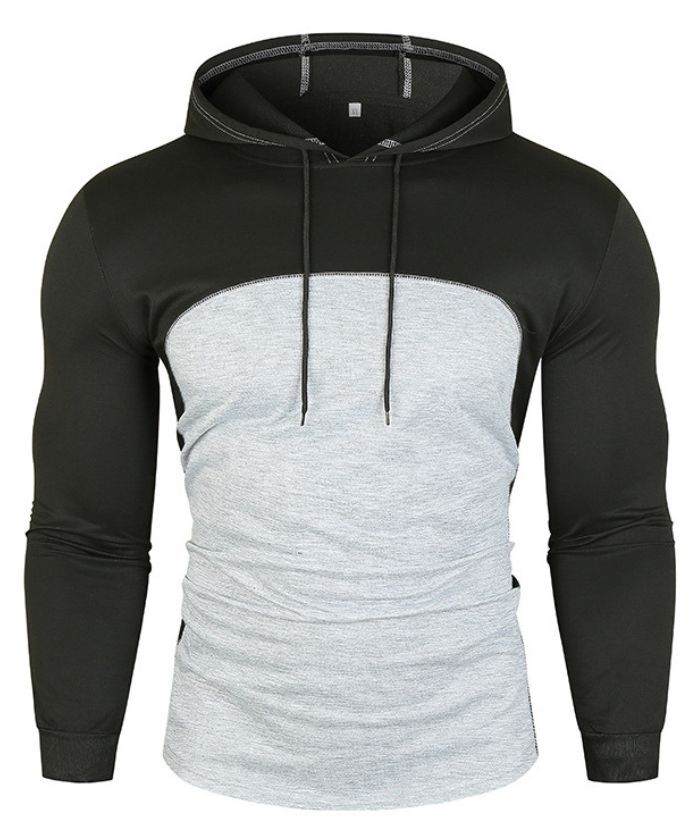 ZITY Men's Lightweight Long Sleeve Breathable Slim Fit Hoodie-DUMHD05007|Zitysports
