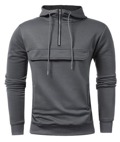 ZITY Men's Light Weight Breathable Hoodie with Side Pockets-DUMFH05032|Zitysports