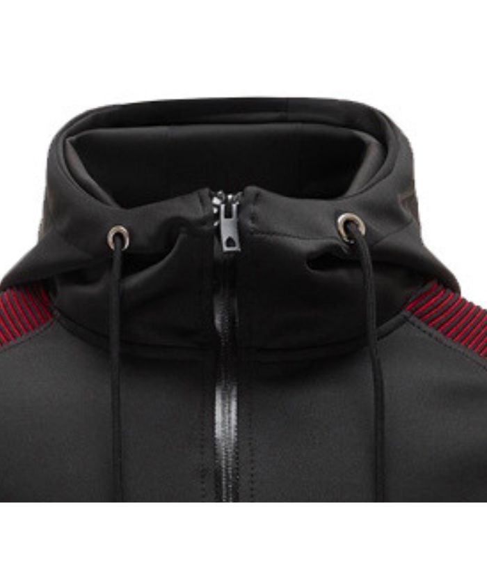 ZITY Men's Gym Sport Training Fitness Long Sleeve Zipper Hoodie-DUMHD05088|Zitysports