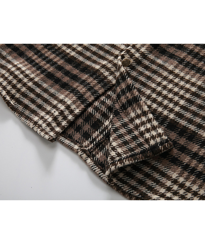 ZITY Men's Long Sleeve Plaid Flannel Shirt-DUMLT05317|Zitysports