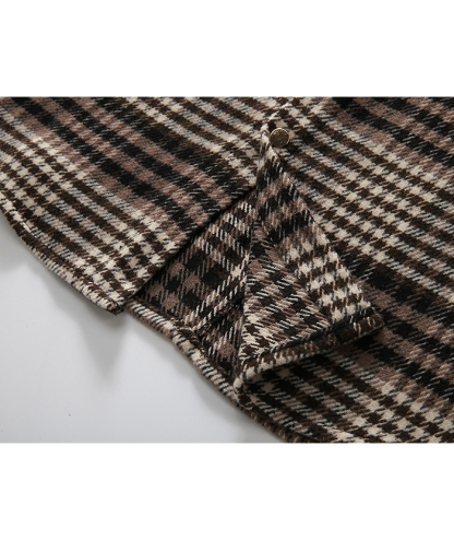ZITY Men's Long Sleeve Plaid Flannel Shirt-DUMLT05317|Zitysports
