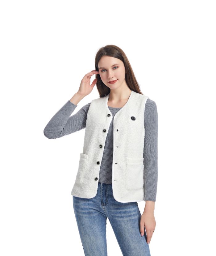 ZITY Unisex Teddy Velvet 16-Zone Heated Vest-2316