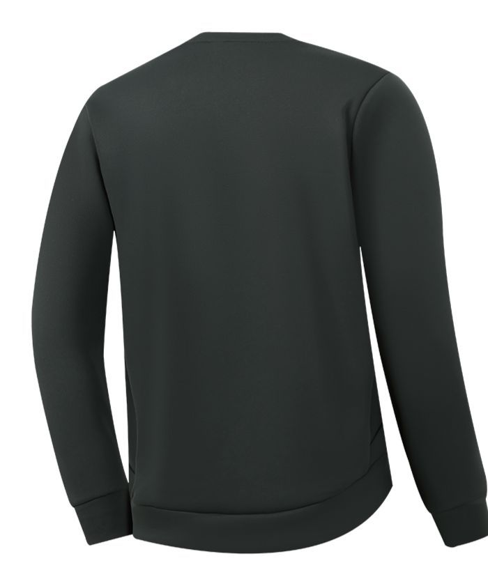 Men's Athletic Fit Solid Color Long Sleeve Polo Shirt-5328