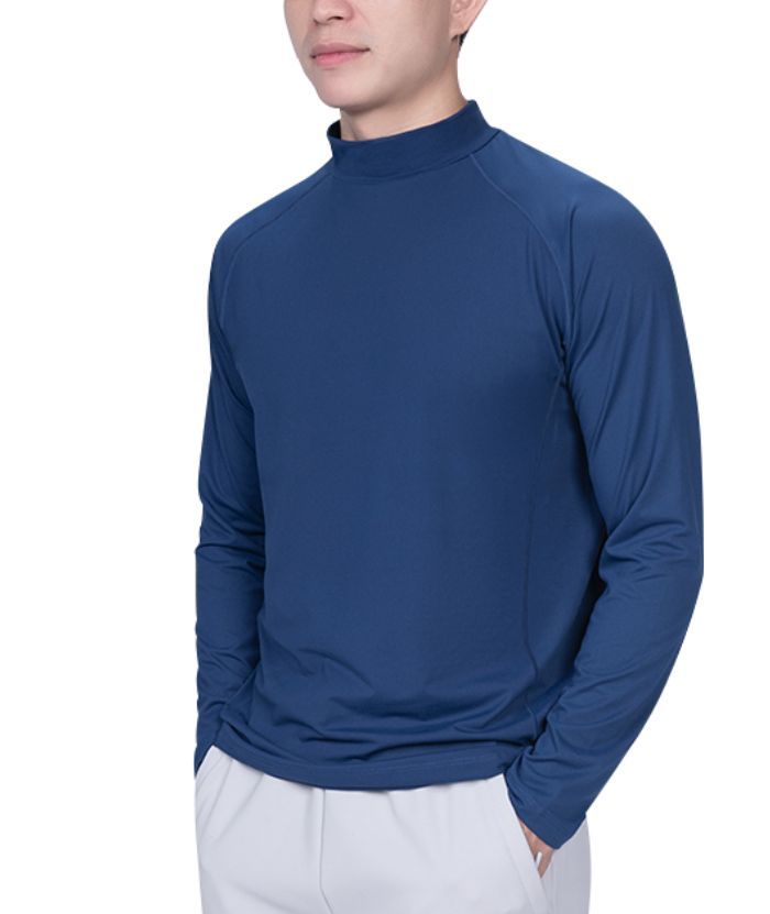 ZITY Men's Long Sleeve Pullover Polo Shirt-88168