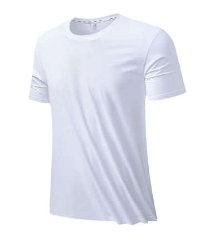 ZITY Men's Summer Slim Fit Solid Color T-Shirt-8371