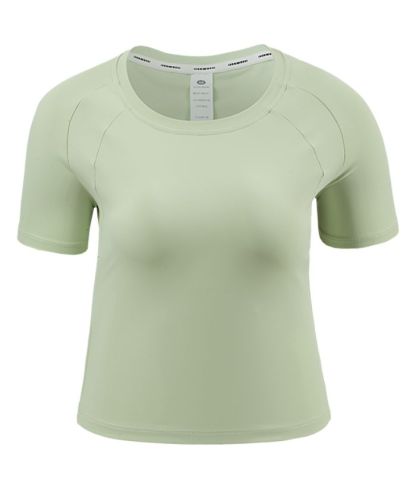 ZITY Women's Solid Color Slim Fit Casual Workout T-Shirt-85002