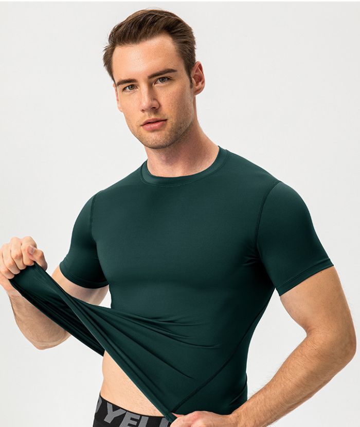 ZITY Men's Dri Fit Sports Compression T-Shirt-DUMTS05962