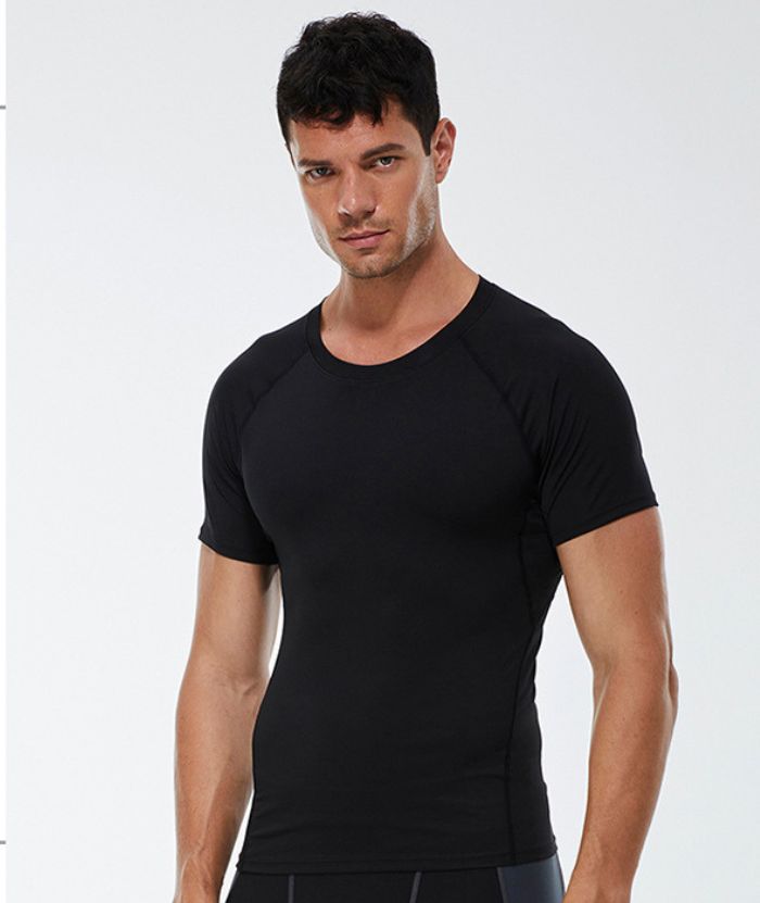 ZITY Men's Dri Fit Sports Running Compression T-Shirt-DUMTS05961