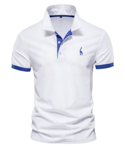 ZITY Men's Button Up Slim Fit Golf Polo Shirt-DUMPO06022