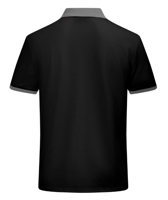 ZITY Men's Solid Color Summer Polo Shirt-CUMPO01043