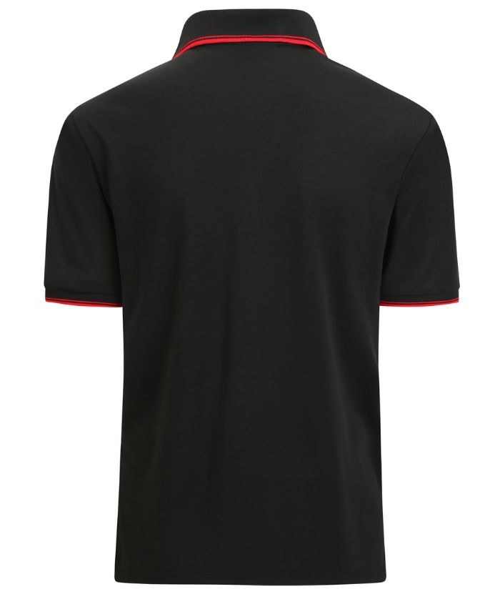 ZITY Men's V Neck Slim Fit Golf Polo Shirt-CUMPO01157