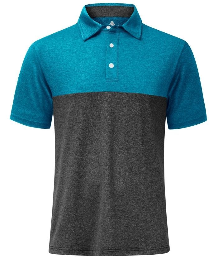 ZITY Men's Color Block Dri Fit Polo Shirt-APOH700109