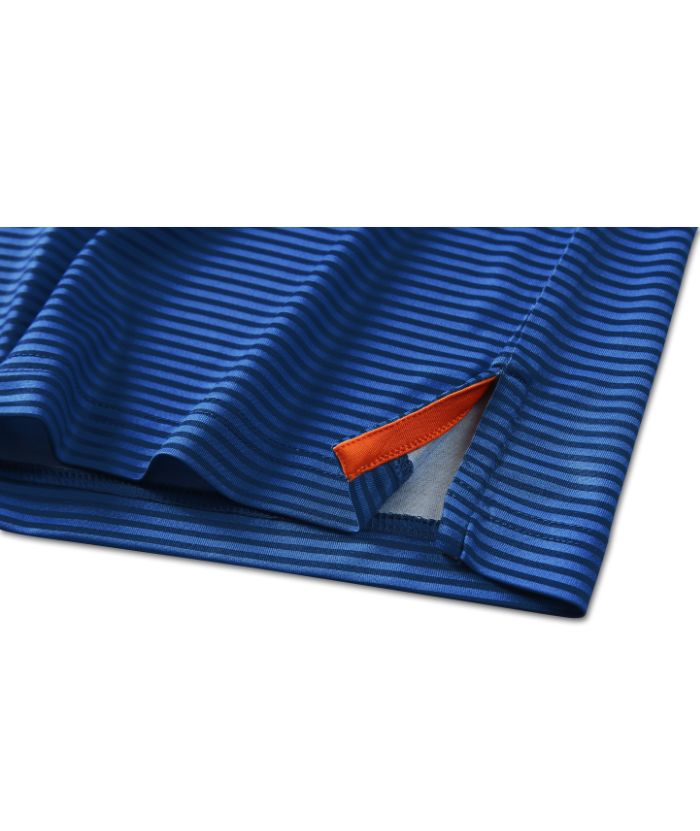 ZITY Men's Button Up Stripe Polo Shirt-CFMPO00062