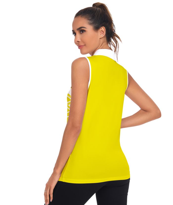 ZITY Women's Sleeveless Golf Polo Shirt-CUWBP02126