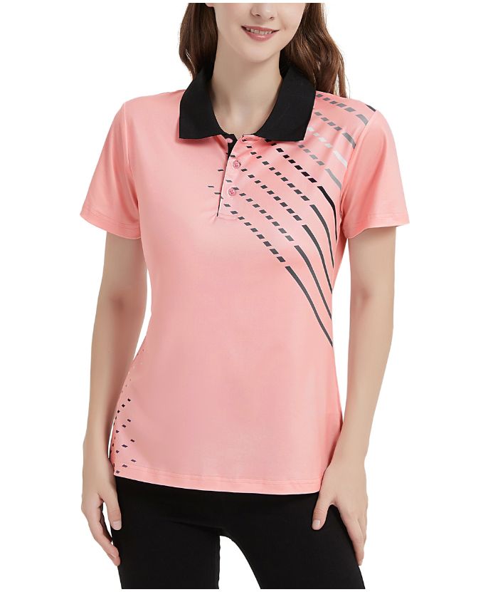 ZITY Women's Casual Quick Dry Slim Fit Golf Polo Shirt-CFWZZ00017