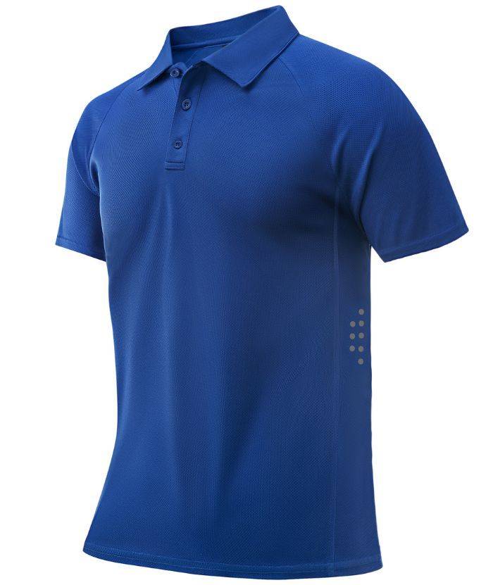 ZITY Men's Button Up Slim Fit Golf Polo Shirt-CUMPO05193
