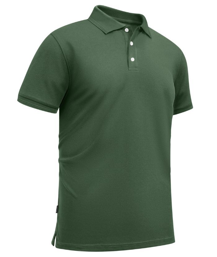 ZITY Men's Button Up Slim Fit Casual Polo Shirt-CUMPO05344