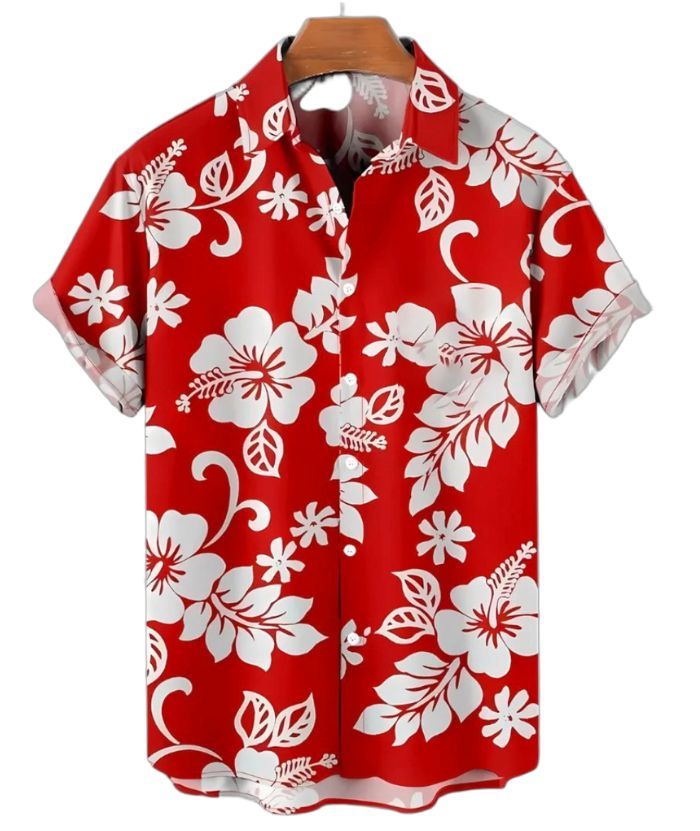 ZITY Men's Floral Print Casual Shirt