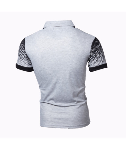 ZITY Men's 3D Print Comfort Slim Fit Short Sleeve Polo Shirt-DUMPO04600 | Zitysports