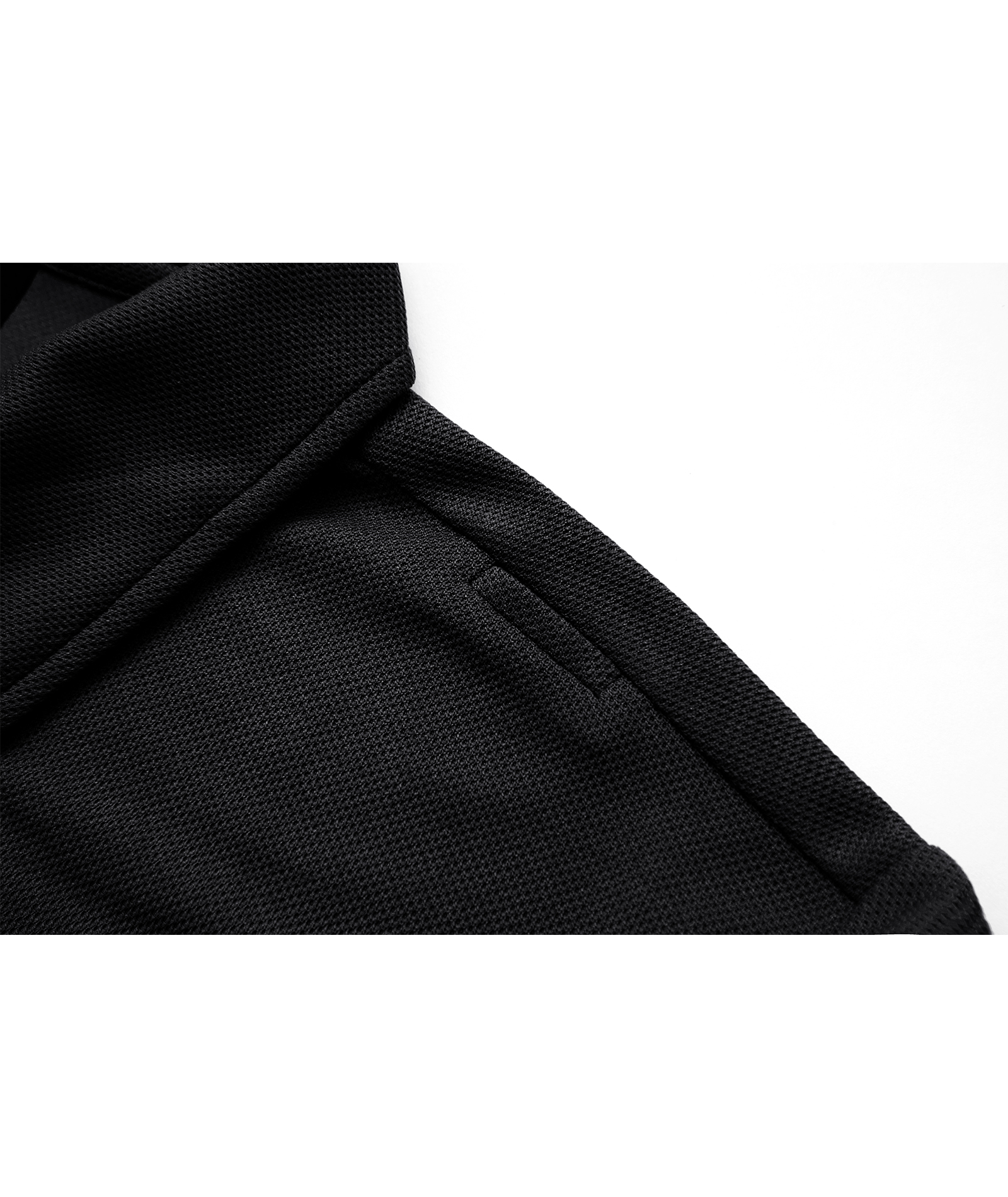 ZITY Men's Zipper Pocket Long Sleeve Polo Shirt-CFMPO00043