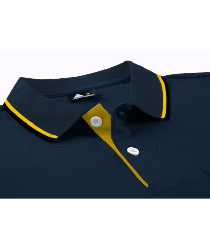 ZITY Men's Dri Fit Long Sleeve Golf Polo Shirt-CEMLP06139