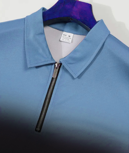 ZITY Men's Gradient Color Polo Shirt-ZPK010474 | Zitysports